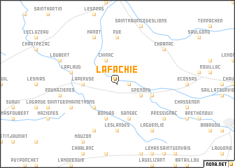 map of Lafachie