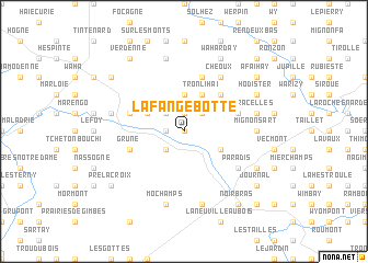 map of La Fange Botté