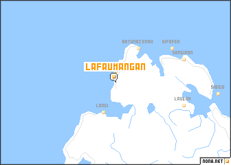 map of Lafaumangan