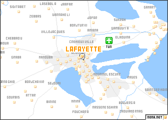 map of Lafayette