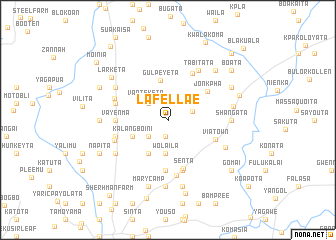 map of Lafellae