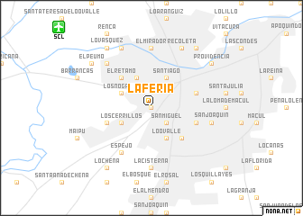 map of La Feria