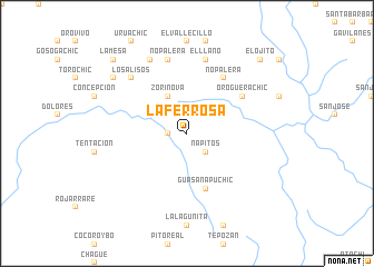 map of La Ferrosa