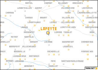 map of La Feyte