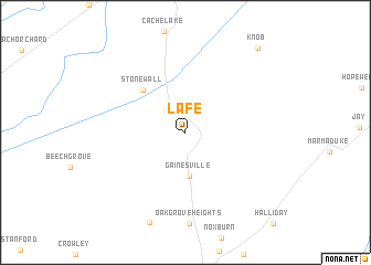 map of Lafe