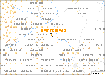 map of La Finca Vieja