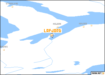 map of Lafjord