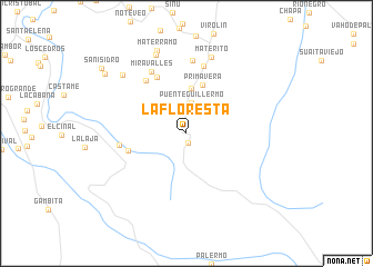 map of La Floresta