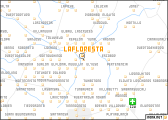 map of La Floresta