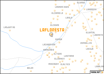 map of La Floresta