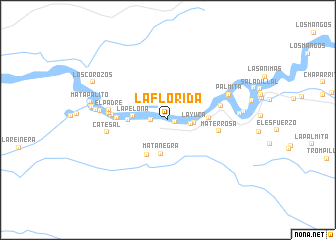 map of La Florida