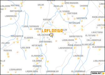 map of La Florida