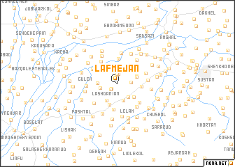 map of Lafmejān