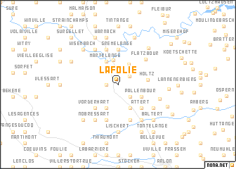 map of La Folie