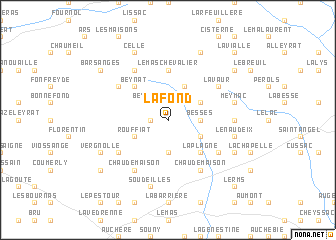 map of Lafond