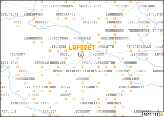 map of La Forêt