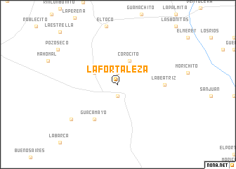 map of La Fortaleza