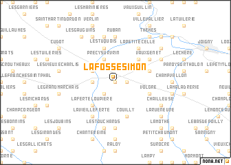map of La Fosse Simon