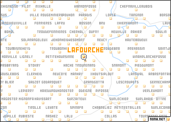 map of La Fourche