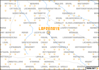 map of La Frenaye