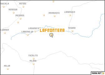 map of La Frontera