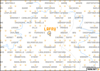 map of Lafru