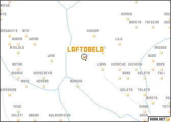 map of Lafto Belo