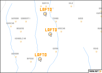 map of Lafto