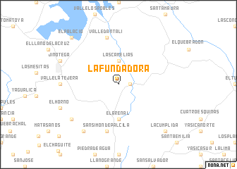 map of La Fundadora