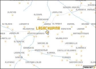 map of La Gachupina