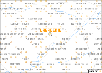 map of La Gagerie