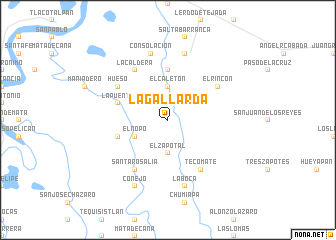 map of La Gallarda