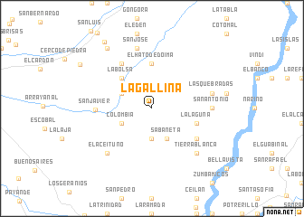 map of La Gallina