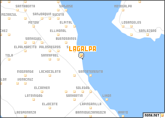 map of La Galpa