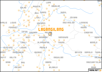 map of Lagangilang