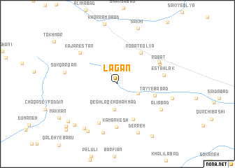 map of Lagān