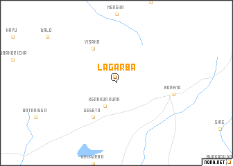 map of Lagarba