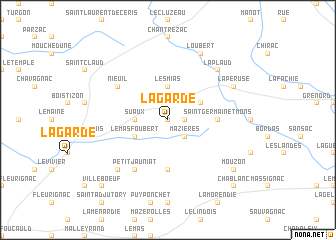 map of La Garde