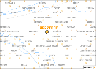 map of La Garenne