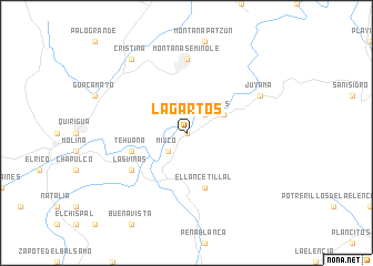 map of Lagartos