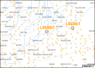 map of Lagasit