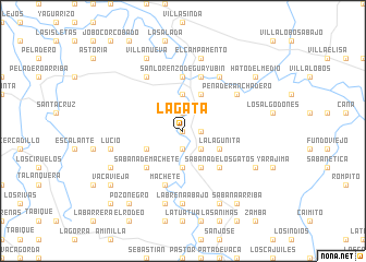 map of La Gata