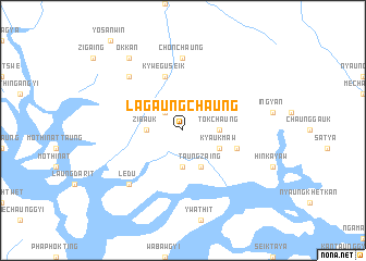 map of Lagaungchaung