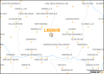 map of La Gavia