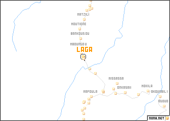 map of Laga