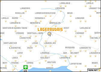 map of La Géraudais