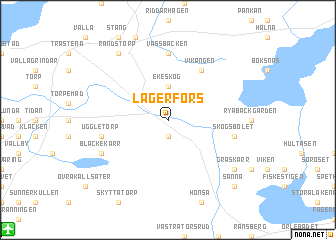 map of Lagerfors