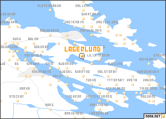 map of Lagerlund