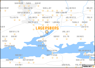 map of Lagersberg