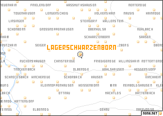 map of Lager Schwarzenborn